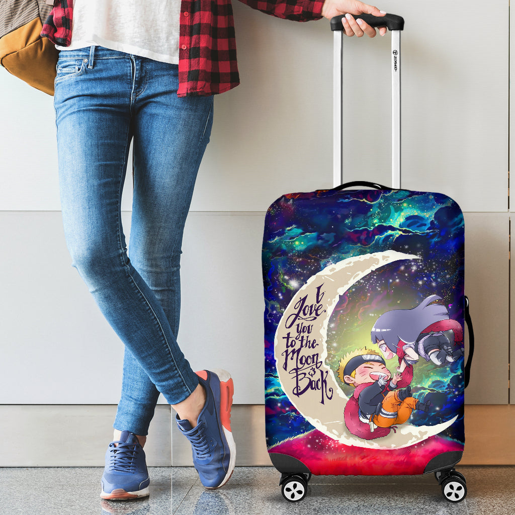 Naruto Couple Love You To The Moon Galaxy Luggage Cover Suitcase Protector Nearkii