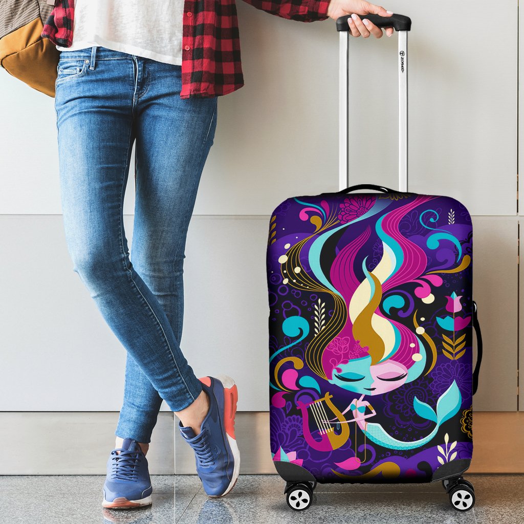 Mermaid Luggage Cover Suitcase Protector 1 Nearkii