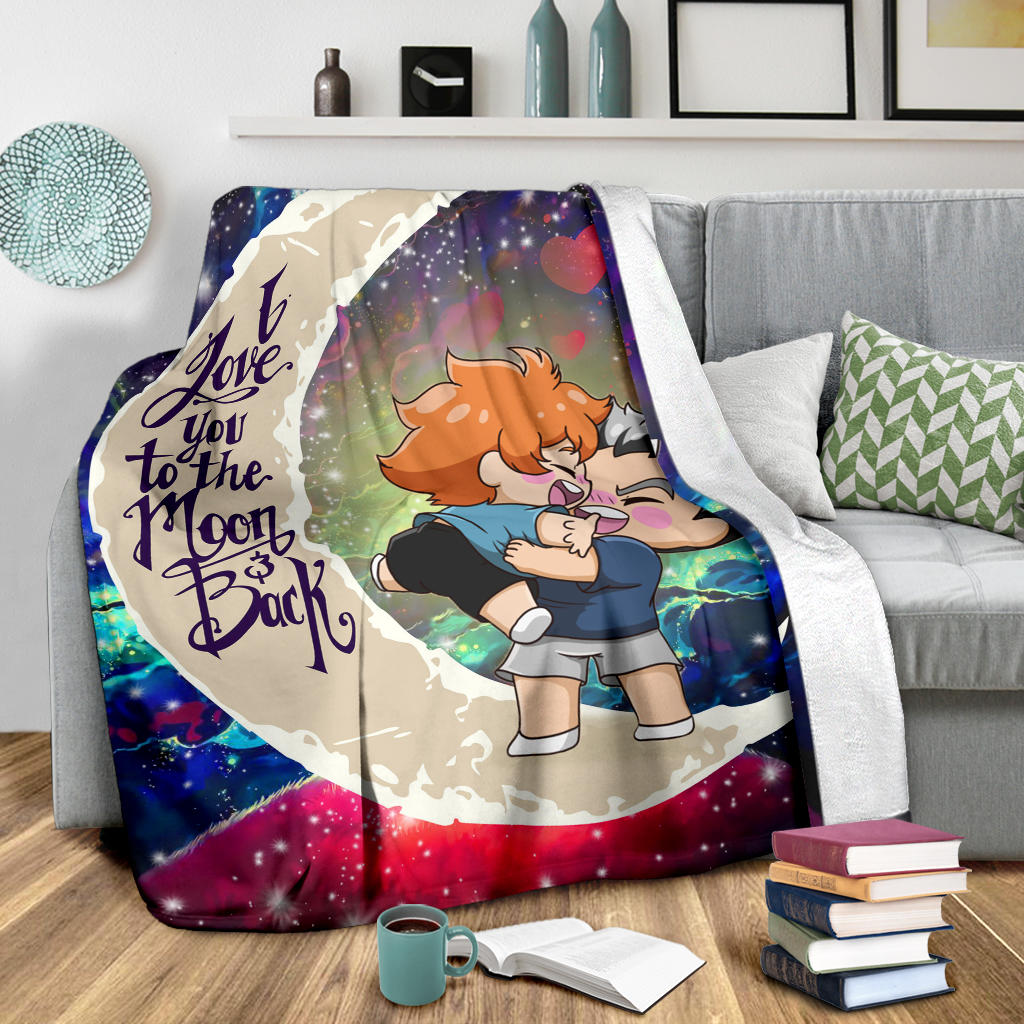 Bokuhina Love You To The Moon Galaxy Premium Blanket Nearkii