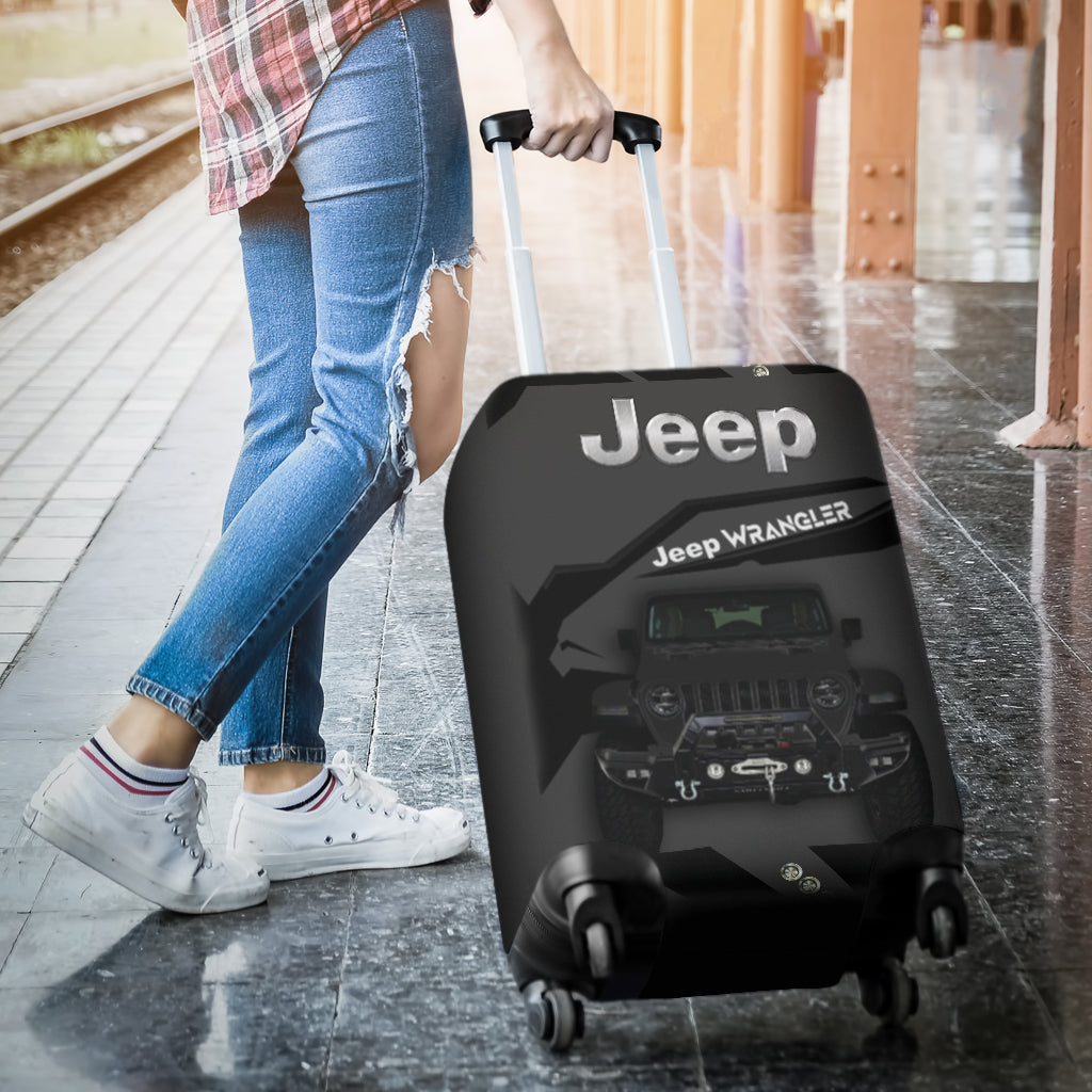 Black Jeep Luggage Cover Suitcase Protector Nearkii