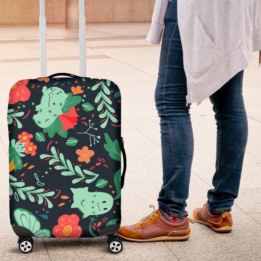 Pokemon Grass Luggage Cover Suitcase Protector Nearkii