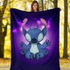 Stitch Do Yoga Funny Custom Premium Premium Blanket Nearkii