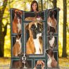 Boxer Dog Premium Blanket Nearkii