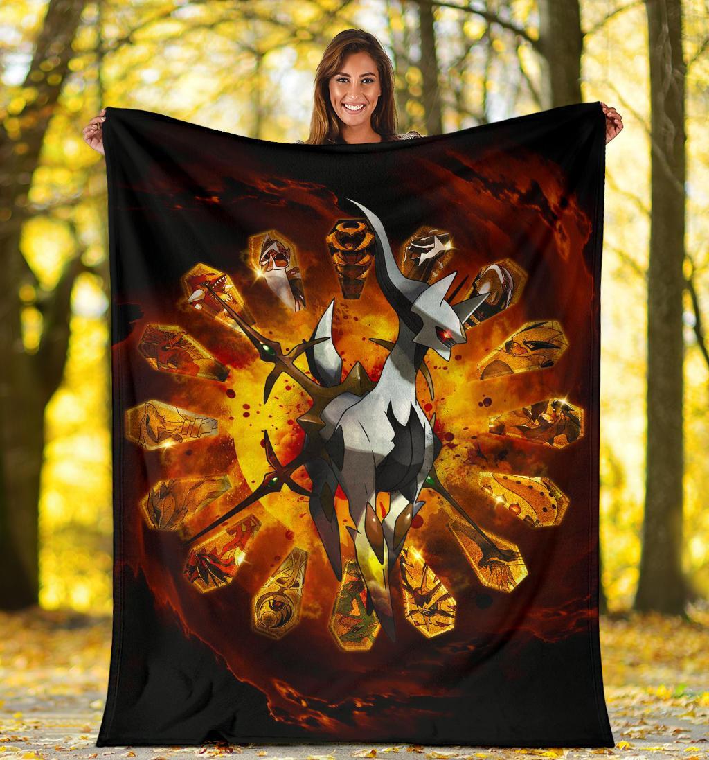 Pokemon Legends Arceus Custom Premium Blanket Nearkii