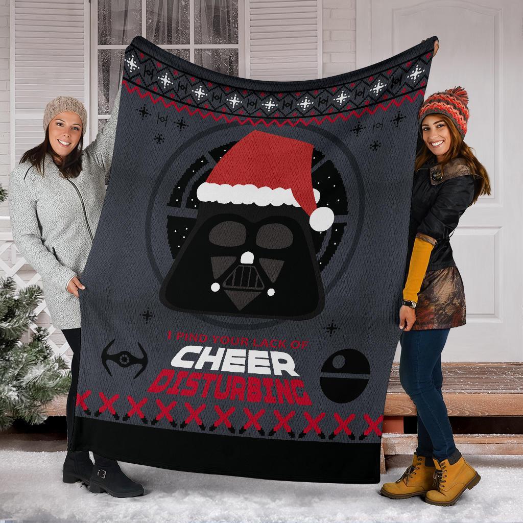 Star Wars I Pind Your Lack Of Ugly Christmas Custom Blanket Home Decor Nearkii