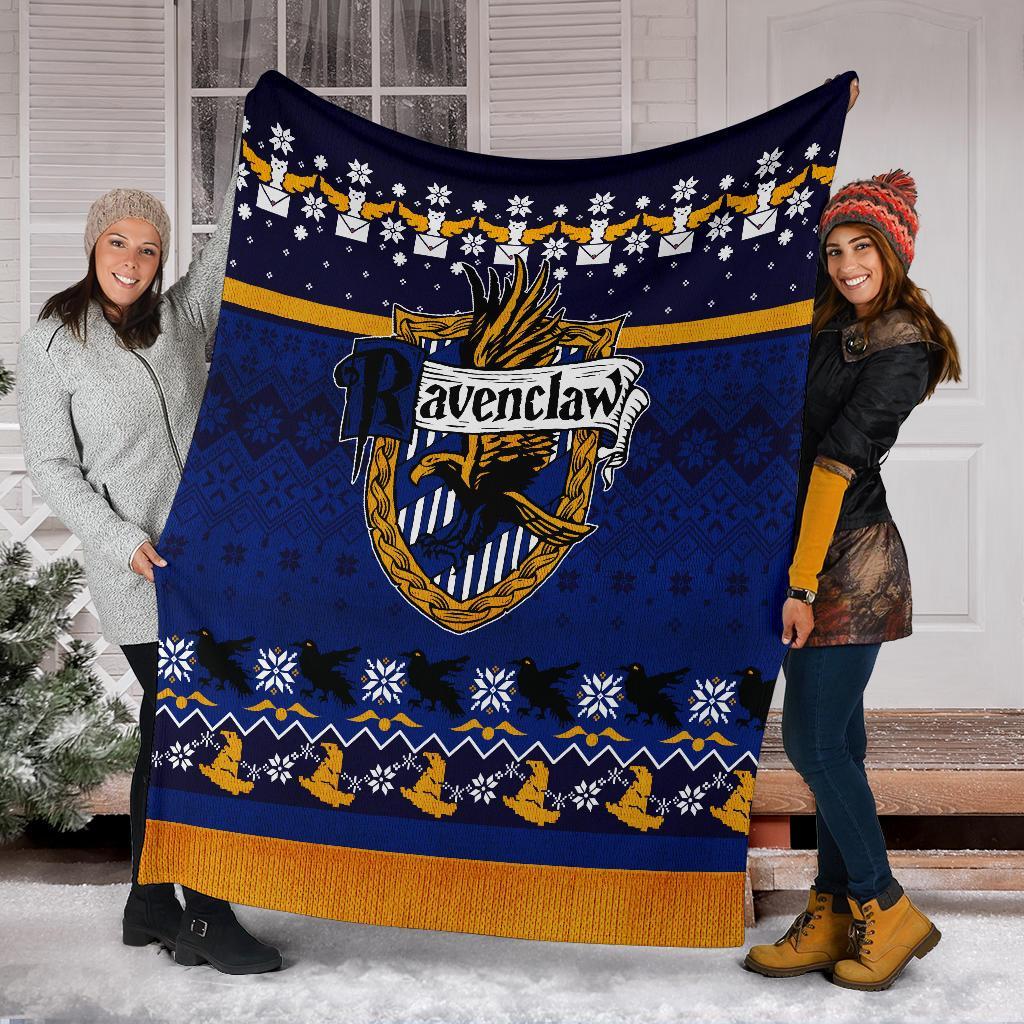 Harry Potter Ravenclaw Ugly Christmas Custom Blanket Home Decor Nearkii