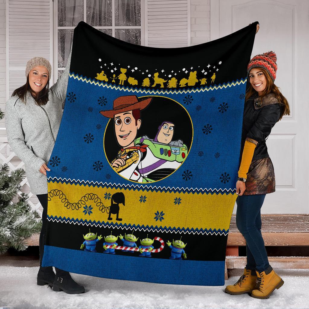 Toy Story Ugly Christmas Custom Blanket Home Decor