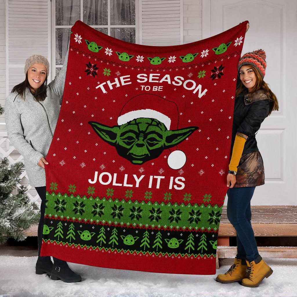 Star Wars The Season To Be Jolly It Is Ugly Christmas Custom Blanket Home Decor Nearkii