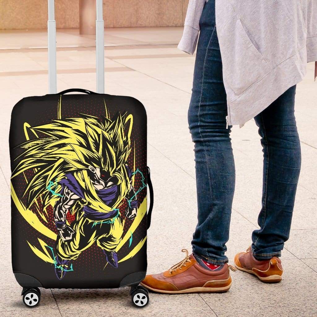 Goku Super Saiyan 3 Luggage Cover Suitcase Protector Nearkii