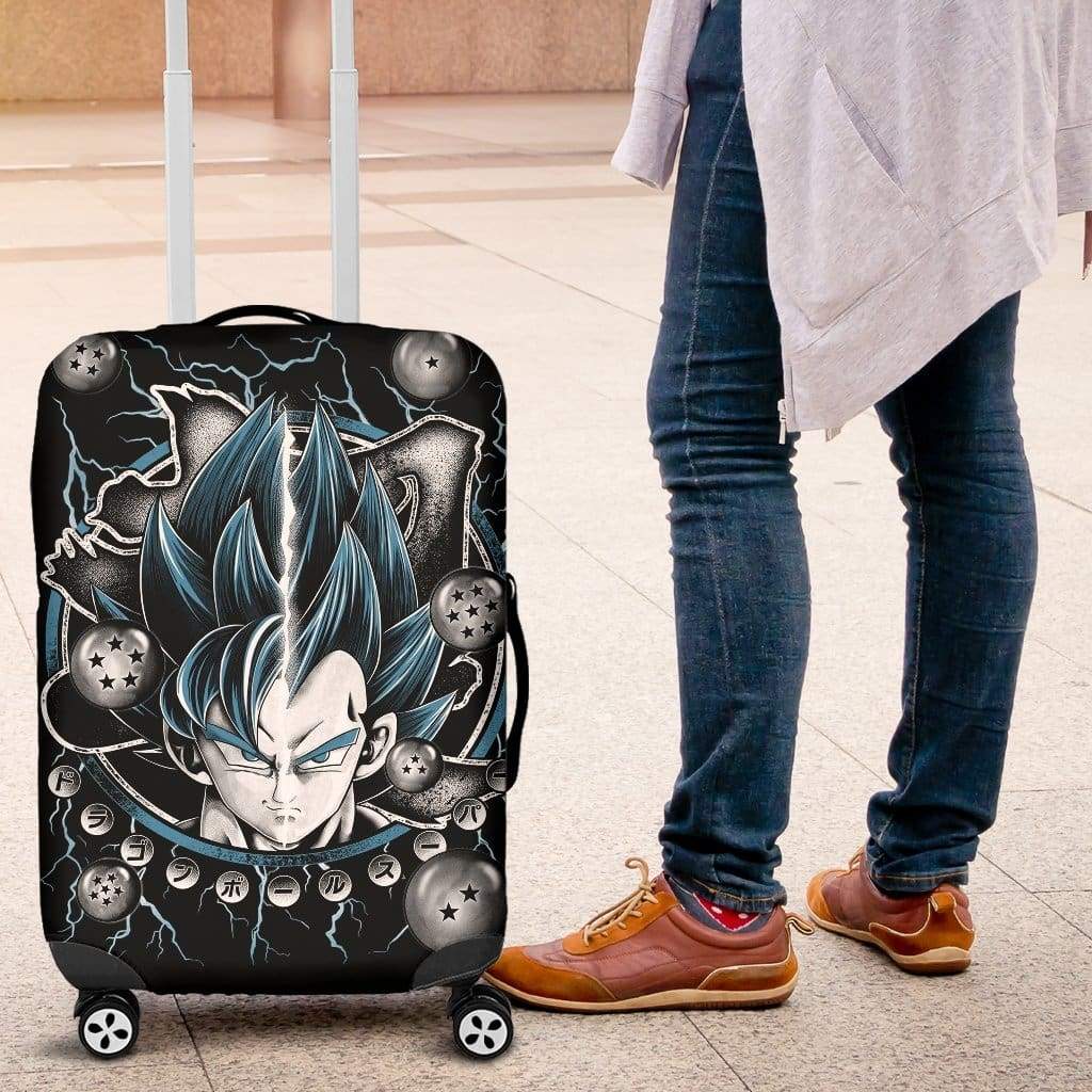 Goku Vegeta Blue 2022 Luggage Cover Suitcase Protector Nearkii