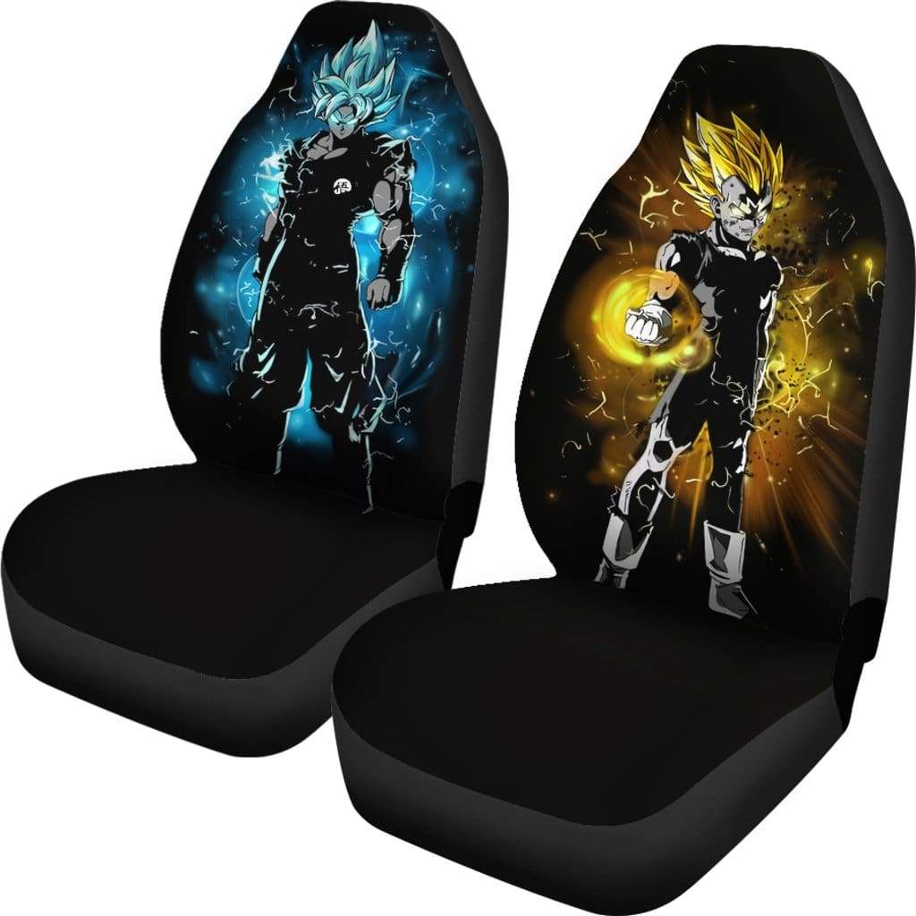 Goku Vegeta Car Premium Custom Car Seat Covers Decor Protectors Nearkii