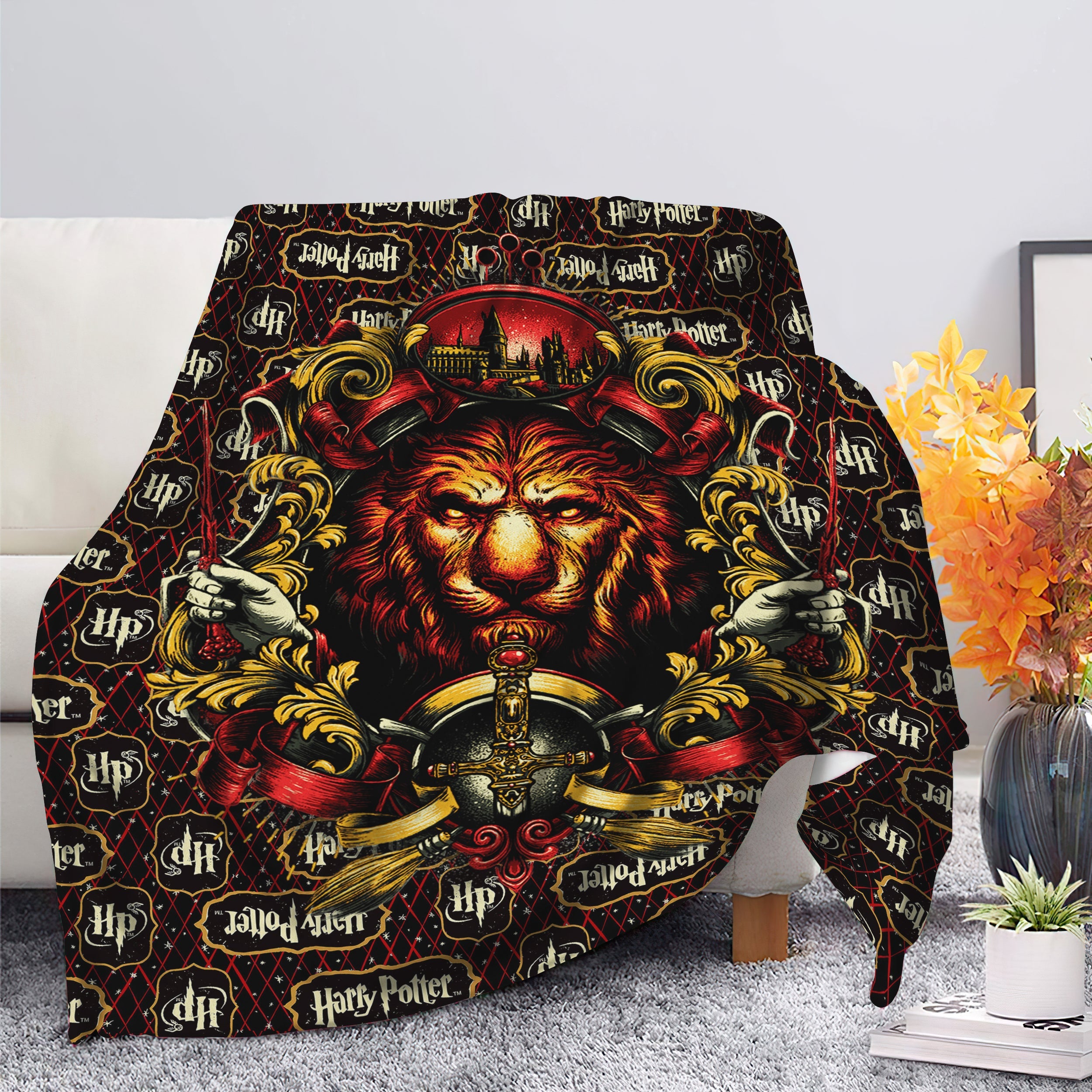 Gryffindor Harry Potter Premium Blanket Nearkii