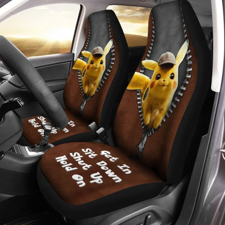 Pokemon Pikachu Car Seat Covers Nearkii