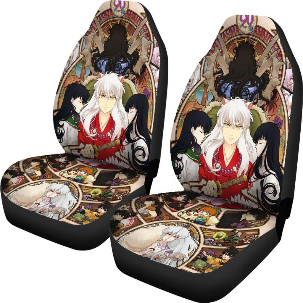 Inuyasha Car Premium Custom Car Seat Covers Decor Protectors Nearkii