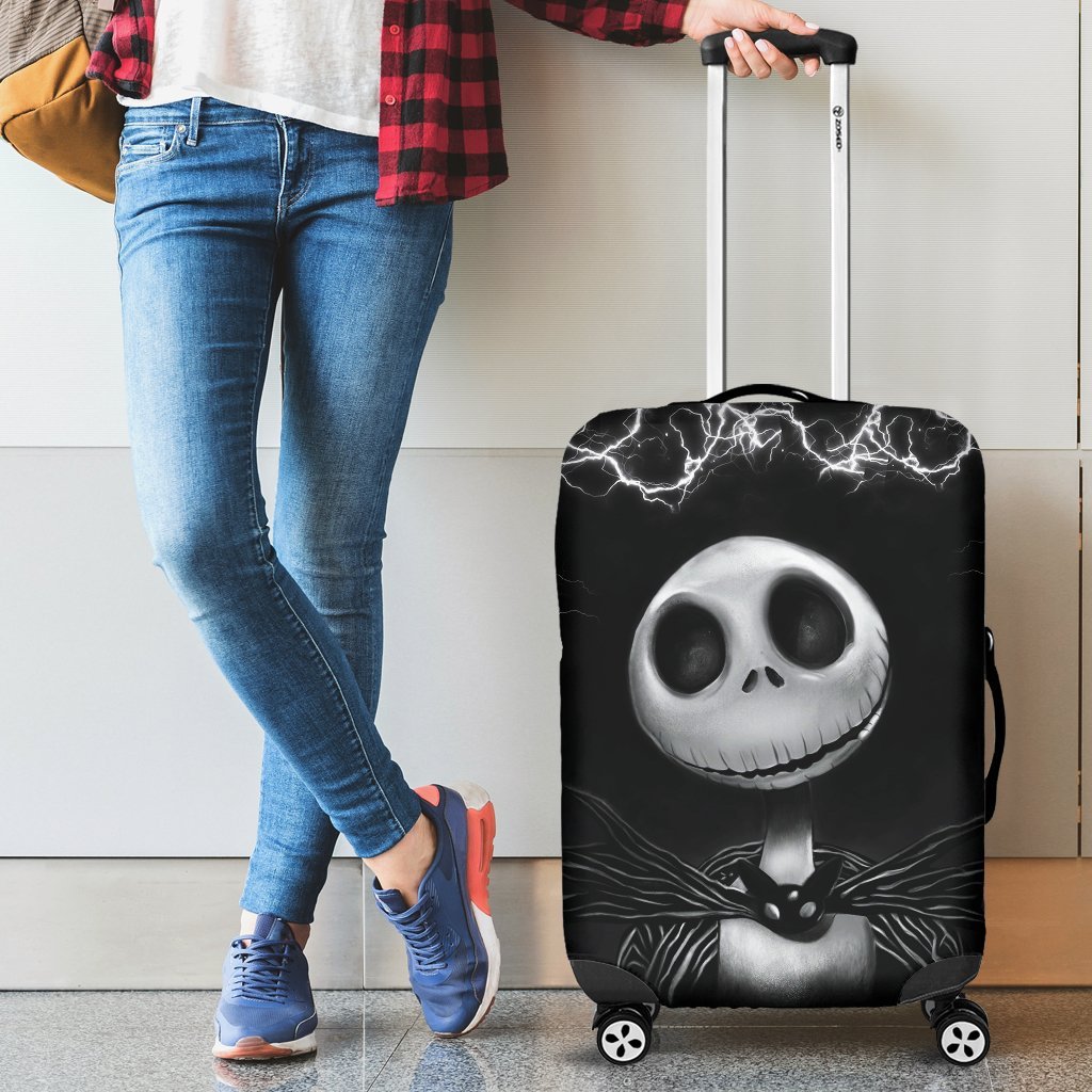 Jack Skellington Luggage Cover Suitcase Protector 3 Nearkii