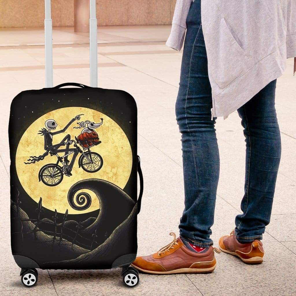 Jack Skellington Moon Luggage Cover Suitcase Protector Nearkii