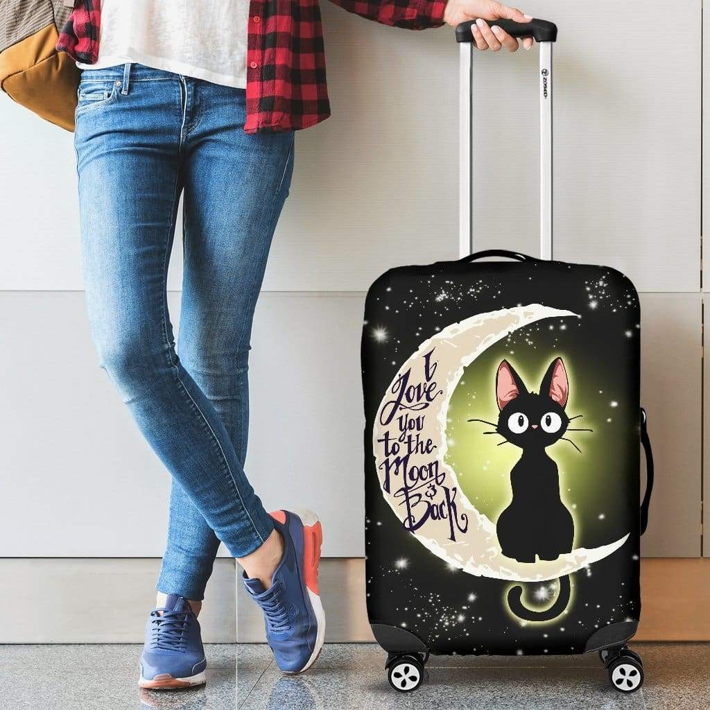 Jiji Cat Kiki'S Delivery Service Luggage Cover Suitcase Protector Nearkii