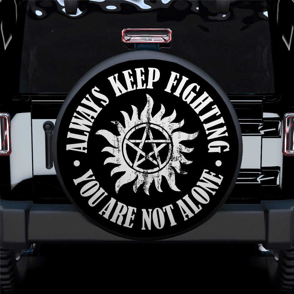 Keep Fighting Jeep Car Spare Tire Covers Gift For Campers Nearkii