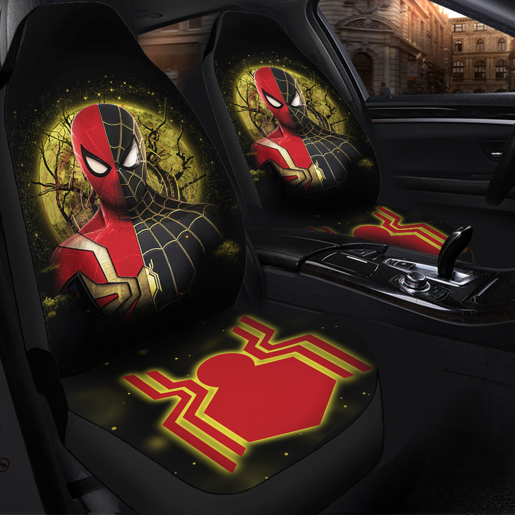 Spider Man Black Suit No Way Home Moonlight Premium Custom Car Seat Covers Decor Protectors Nearkii