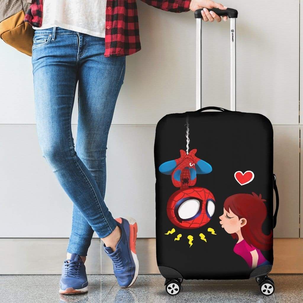 Spiderman Love Luggage Cover Suitcase Protector Nearkii