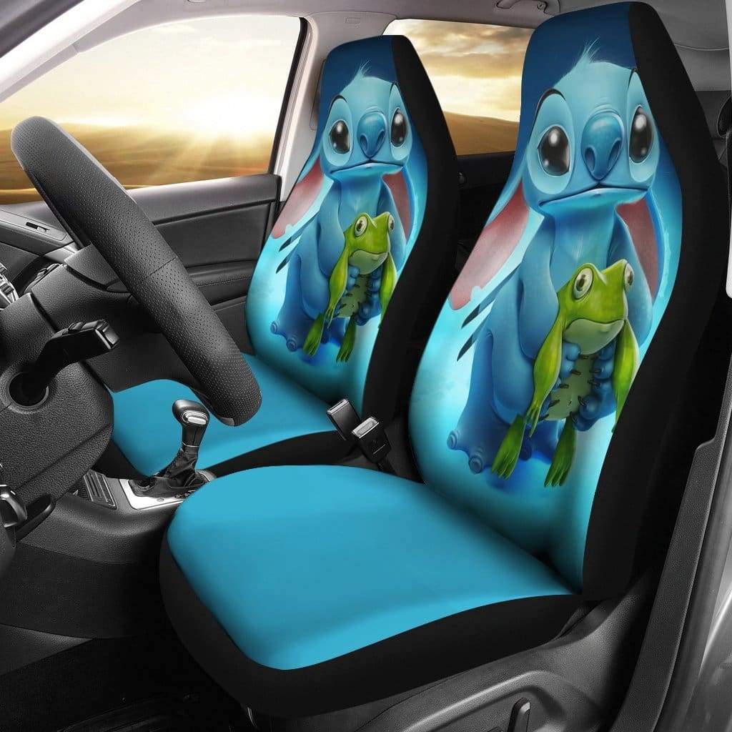 Stitch Car Premium Custom Car Seat Covers Decor Protectors 2 Nearkii