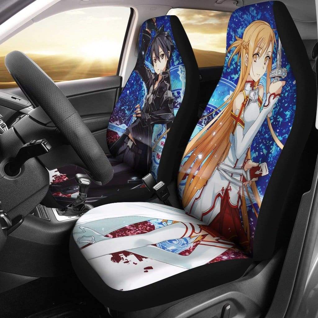 Sword Art Online Car Premium Custom Car Seat Covers Decor Protectors Nearkii