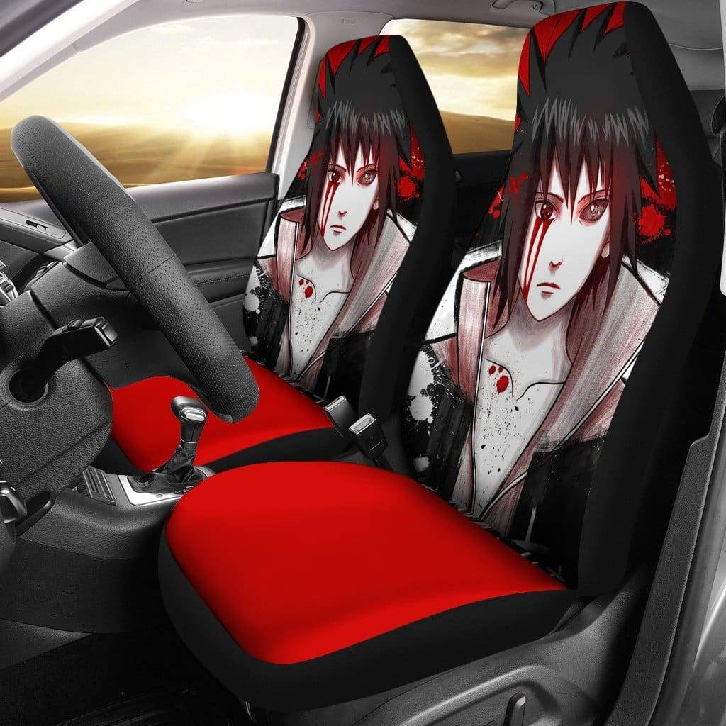 Uchiha Sasuke Car Premium Custom Car Seat Covers Decor Protectors Nearkii