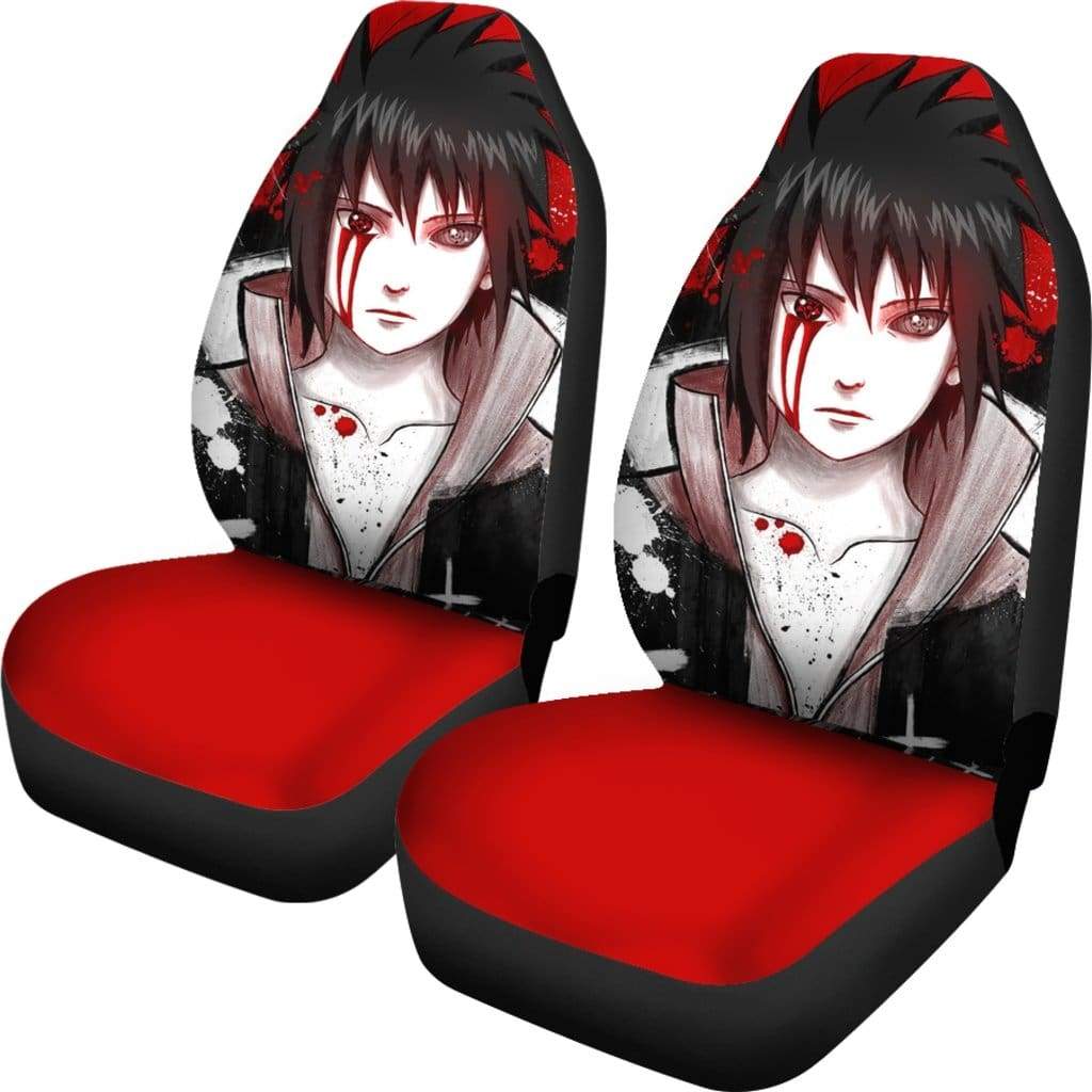 Uchiha Sasuke Car Premium Custom Car Seat Covers Decor Protectors Nearkii