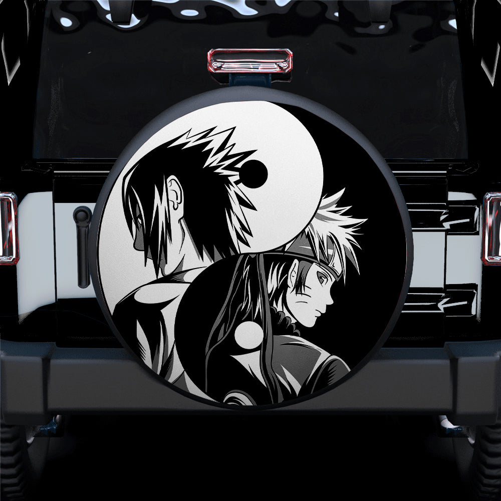 Naruto Sasuke Ying Yan Anime Jeep Car Spare Tire Covers Gift For Campers Nearkii