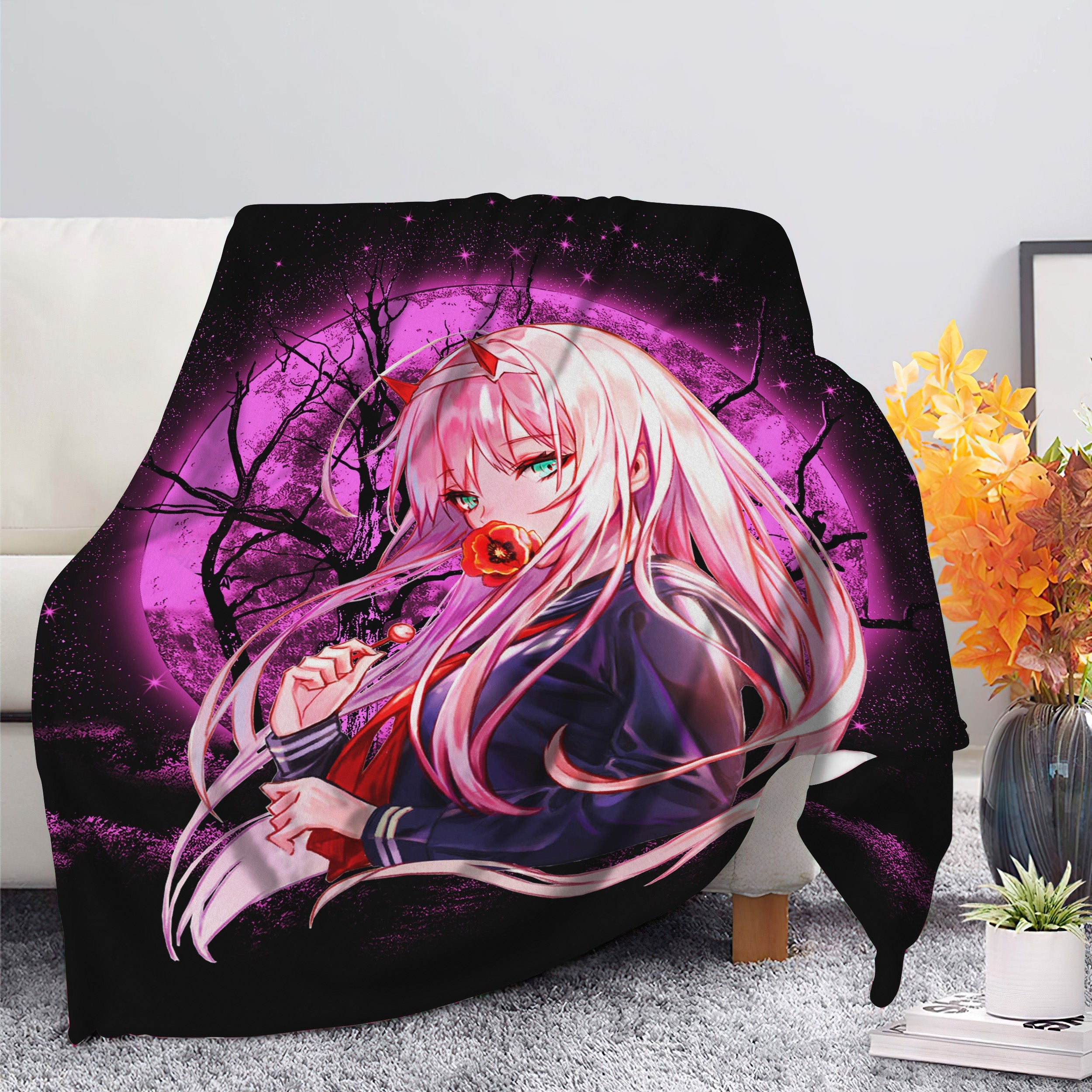 Zero Two Moonlight Premium Blanket Nearkii