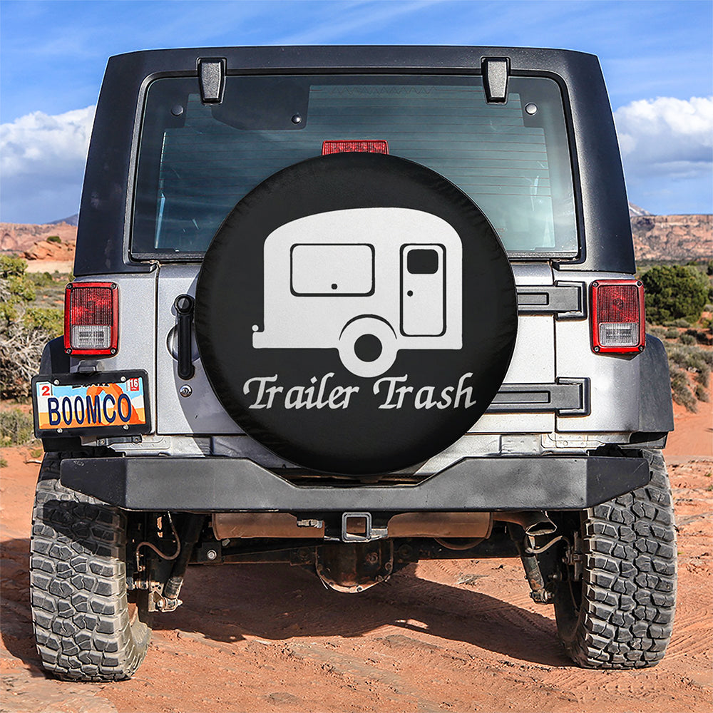 Trailer Trash Jeep Car Spare Tire Covers Gift For Campers Nearkii