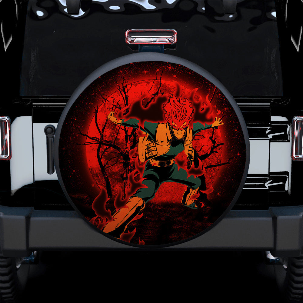 Gai Naruto Eight Gate Mode Moonlight Jeep Car Spare Tire Covers Gift For Campers Nearkii