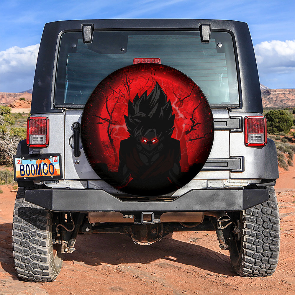 Goku Saiyan Evil Moonlight Jeep Car Spare Tire Covers Gift For Campers Nearkii