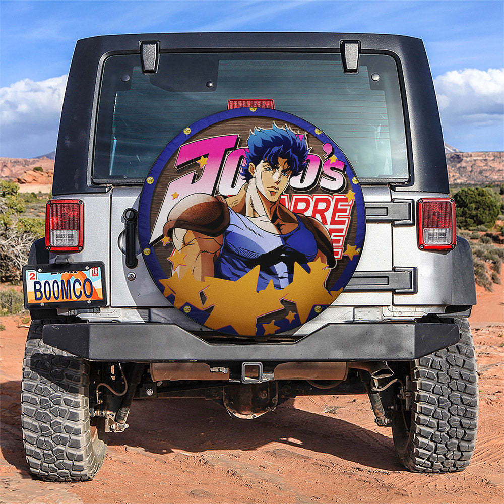 Jojo Bizarre Adventure Jonathan Joestar Jeep Car Spare Tire Covers Gift For Campers Nearkii