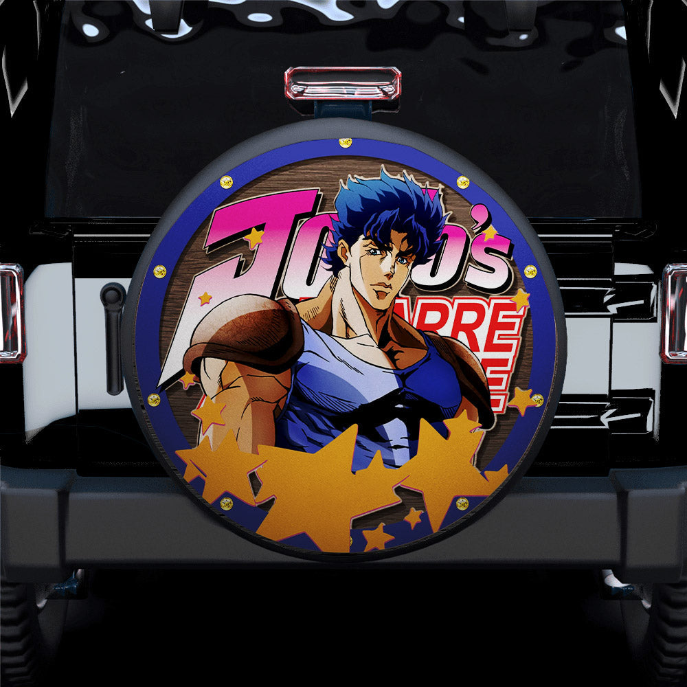 Jojo Bizarre Adventure Jonathan Joestar Jeep Car Spare Tire Covers Gift For Campers Nearkii