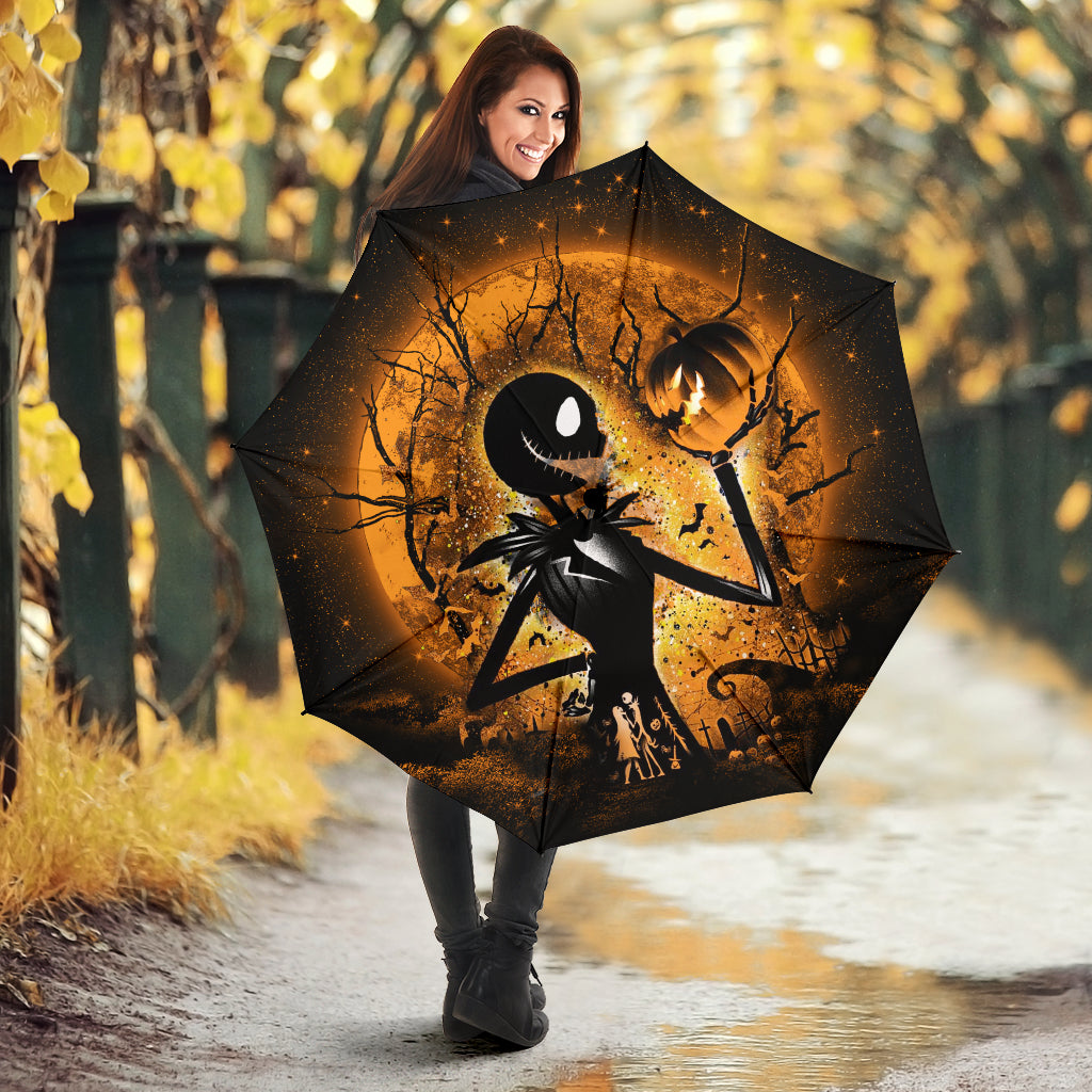 Jack Skellington Nightmare Before Christmas Moonlight Umbrella Nearkii