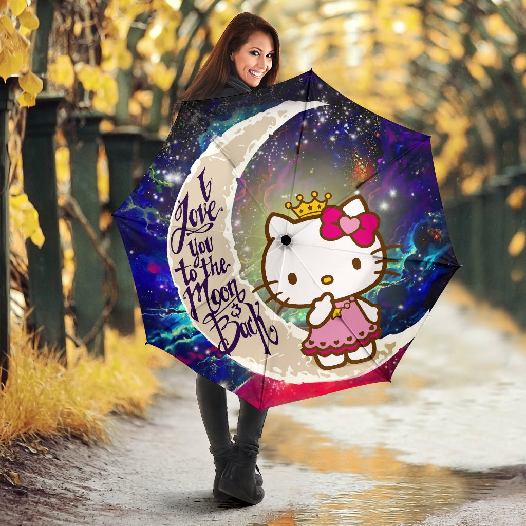 Hello Kitty Love You To The Moon Galaxy Umbrella Nearkii