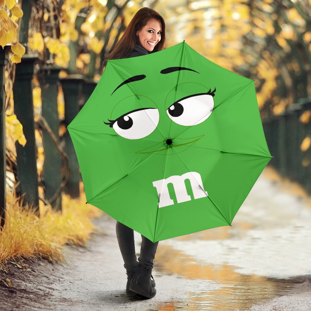 M&M Chocolate Green Umbrella Nearkii