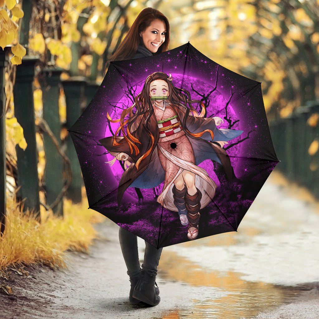 Nezuko Demon Slayer Moonlight Umbrella Nearkii