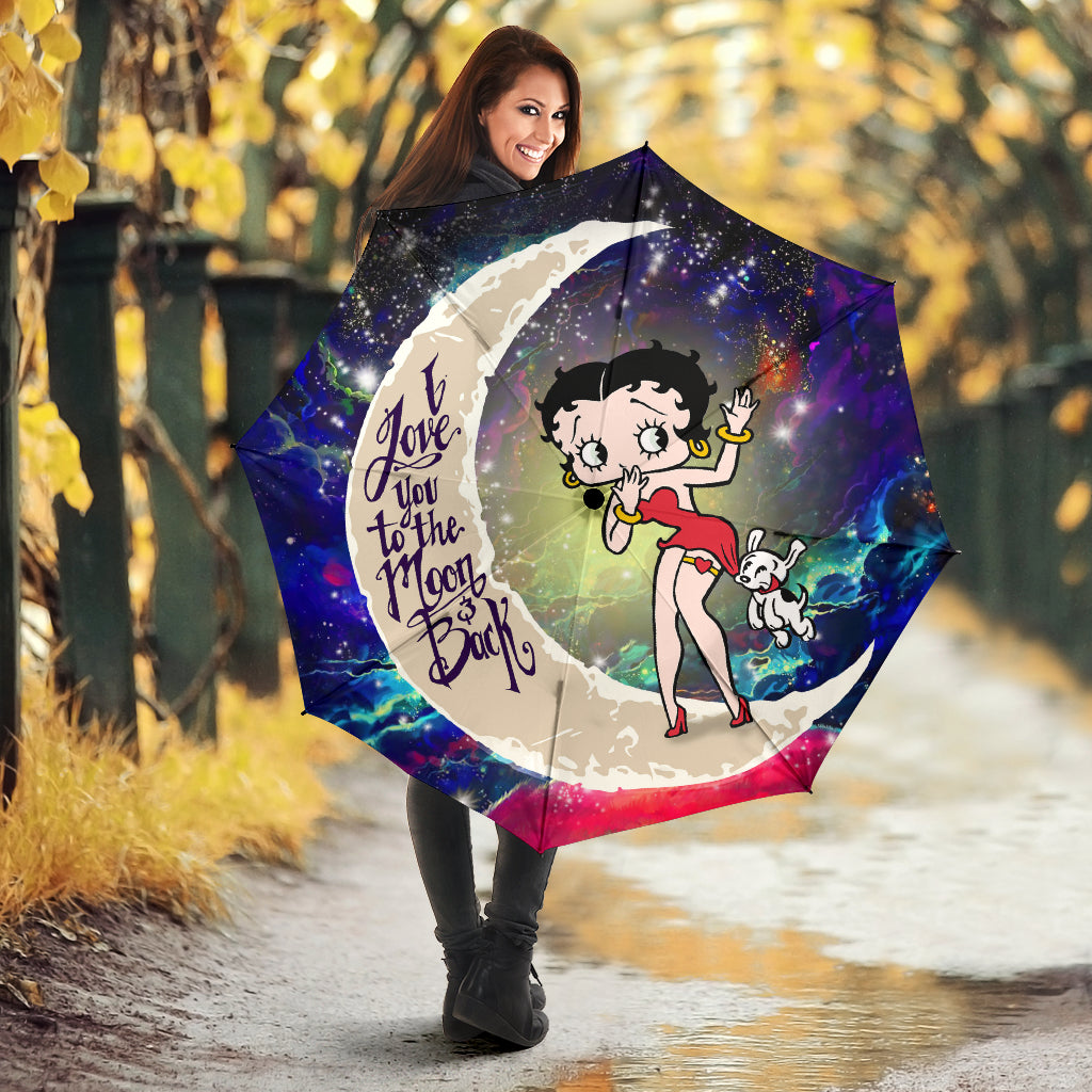 Betty Boop Love You To The Moon Galaxy. Umbrella Nearkii