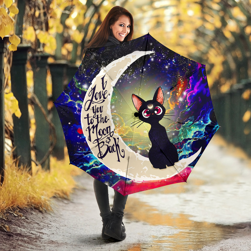 Sailor Moon Cat Love Love You To The Moon Galaxy Umbrella Nearkii