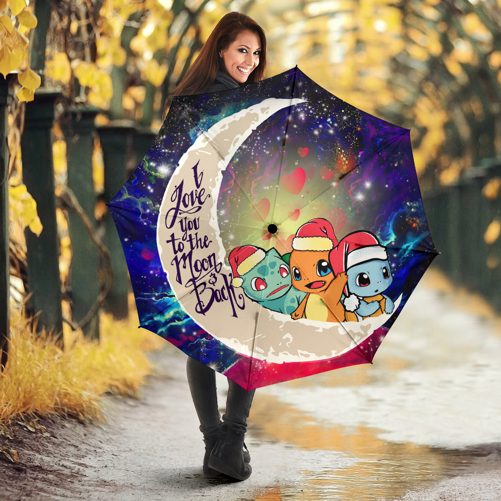 Pokemon Friends Gen 1 Love You To The Moon Galaxy Umbrella Nearkii