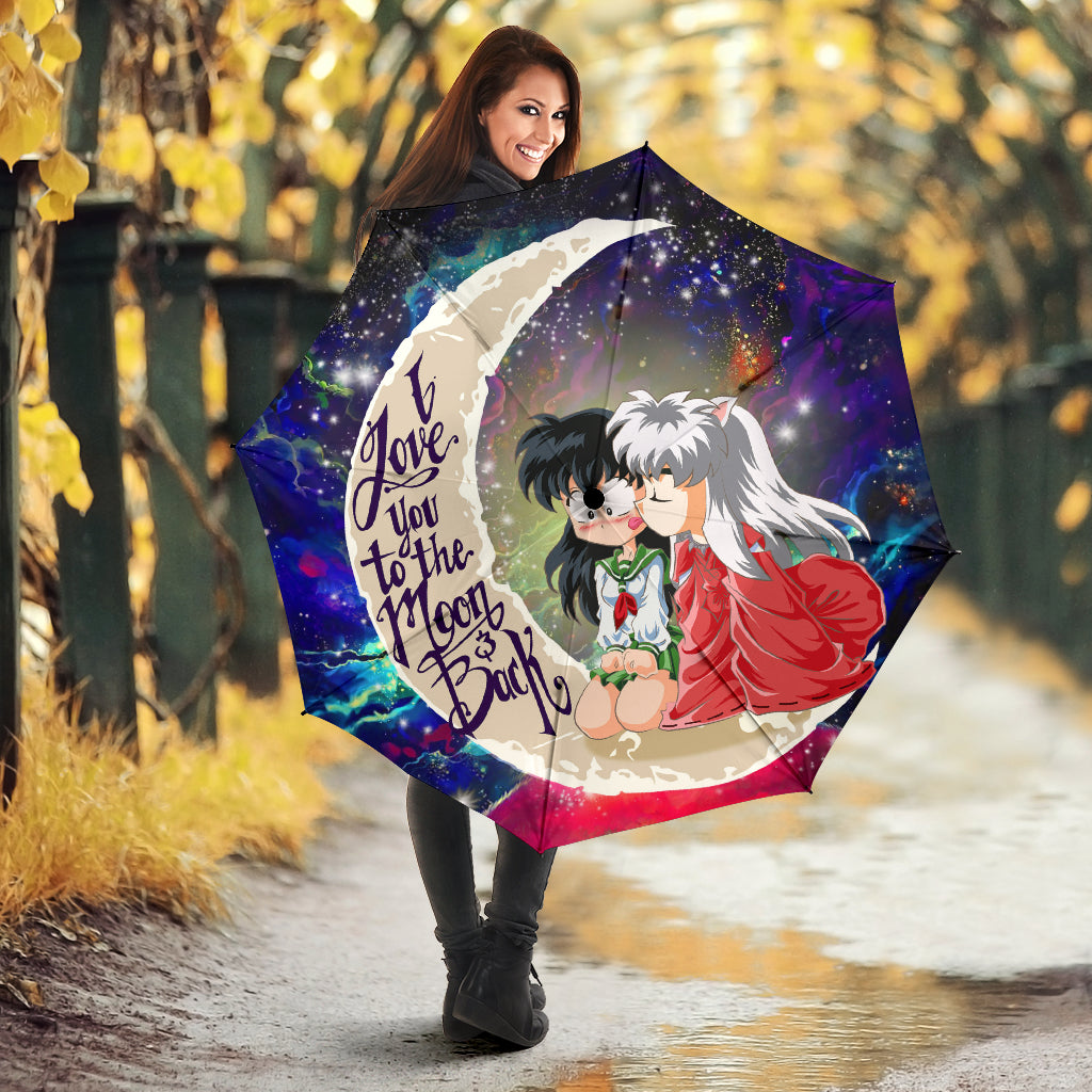 Inuyasha Love You To The Moon Galaxy Umbrella Nearkii