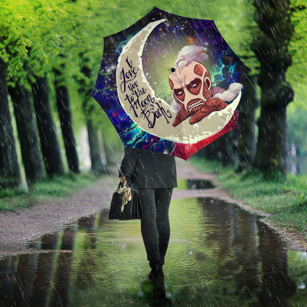 Attack On Titan Love You To The Moon Galaxy Umbrella Nearkii