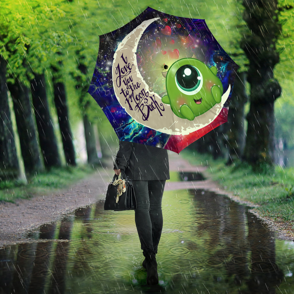 Cute Mike Monster Inc Love You To The Moon Galaxy Umbrella Nearkii