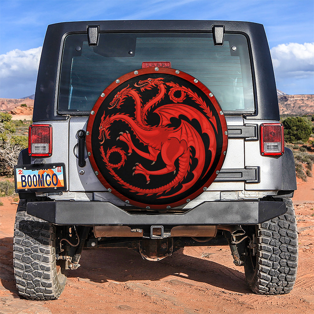 Game Of Thrones Targaryen Dragons Car Spare Tire Covers Gift For Campers Nearkii