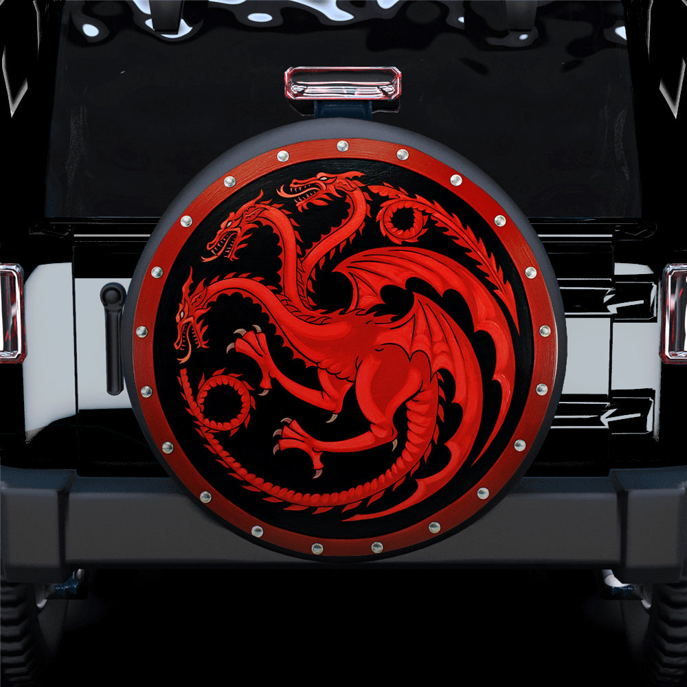 Game Of Thrones Targaryen Dragons Car Spare Tire Covers Gift For Campers Nearkii