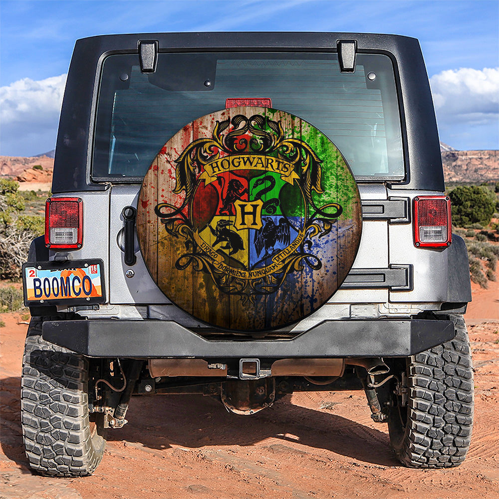 Harry Potter Hogwarts Jeep Car Spare Tire Covers Gift For Campers Nearkii