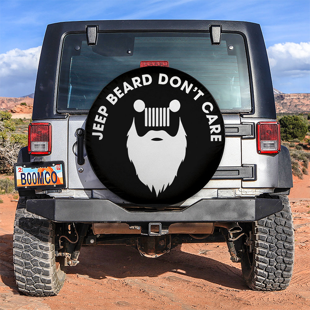 Jeep Beard Car Spare Tire Covers Gift For Campers Nearkii