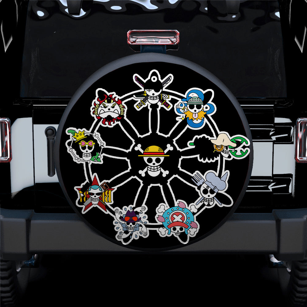 Anime One Piece Icon Moonlight Jeep Car Spare Tire Covers Gift For Campers Nearkii